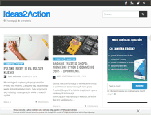 Tablet Screenshot of ideas2action.pl